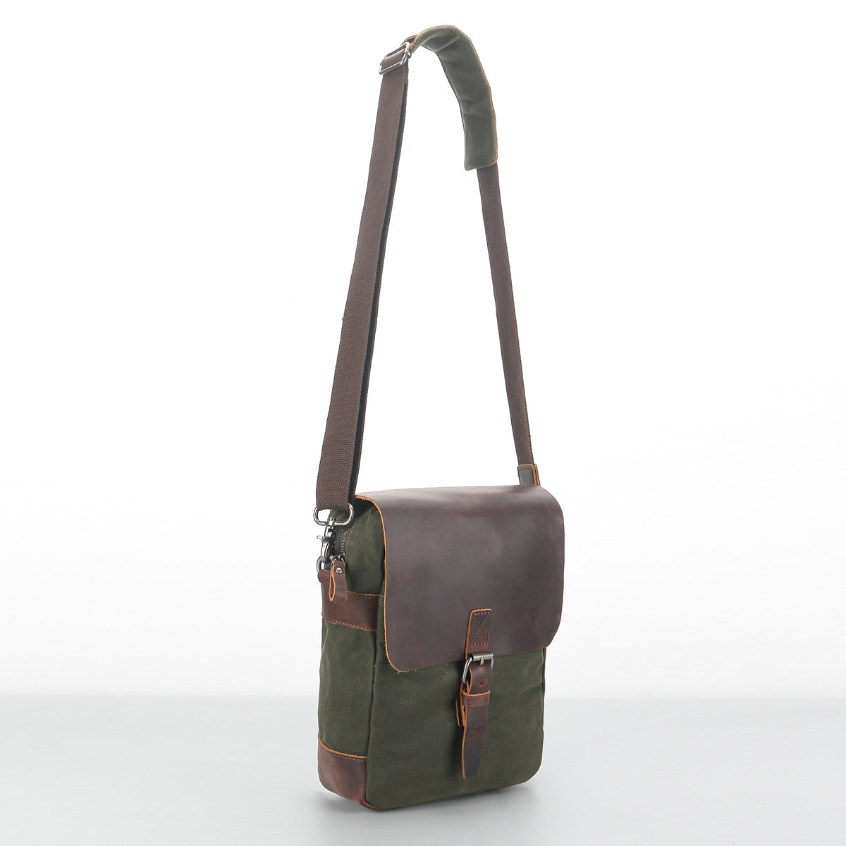 Rome Canvas Messenger Bag