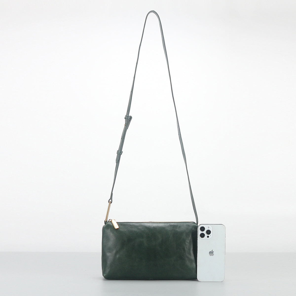 London Luxe Leather Shoulder Bag