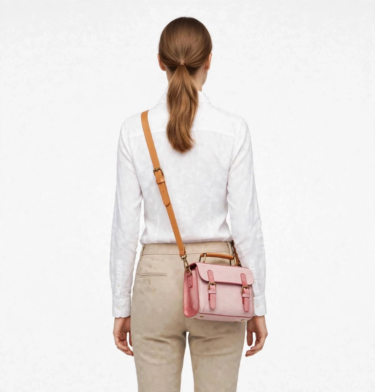 Oxford Leather Satchel Bag