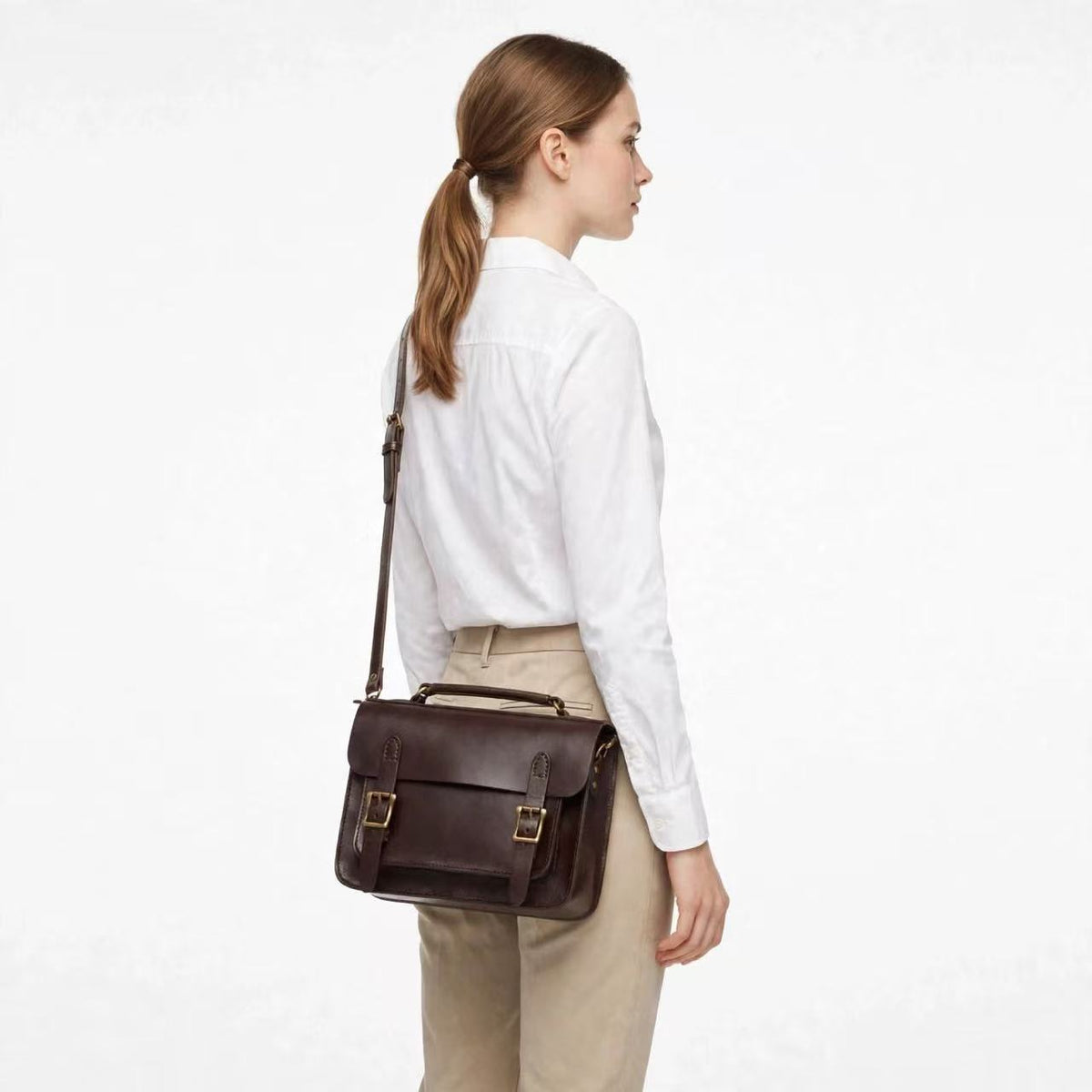 Cambridge Leather Satchel Bag