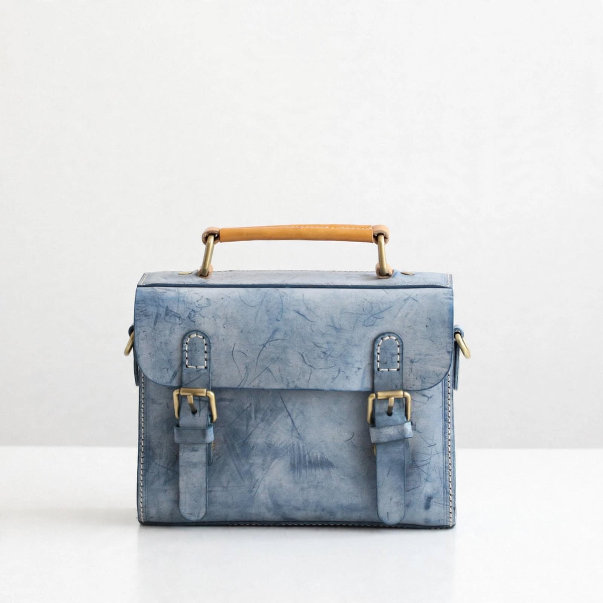Oxford Leather Satchel Bag