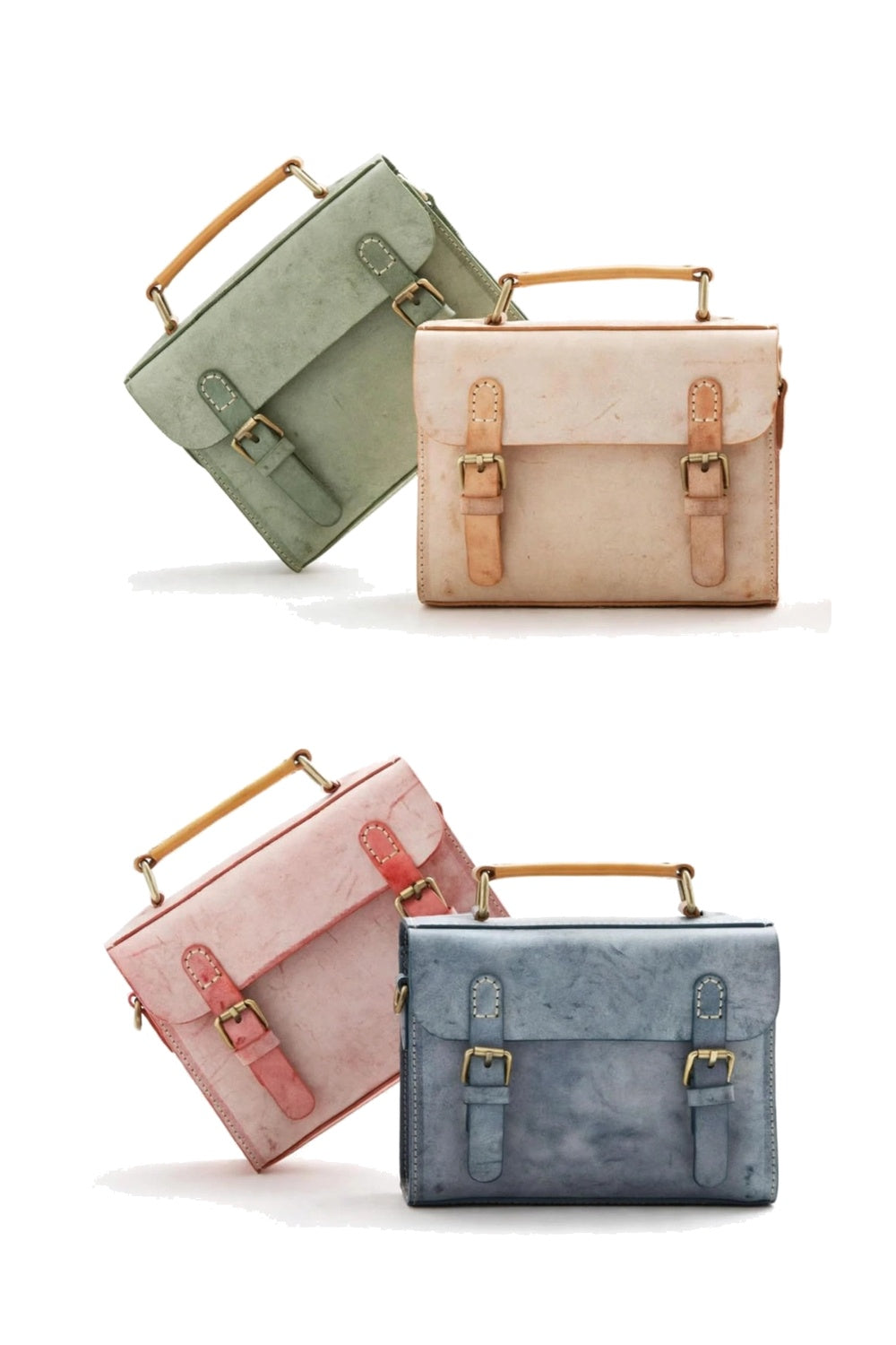 Oxford Leather Satchel Bag