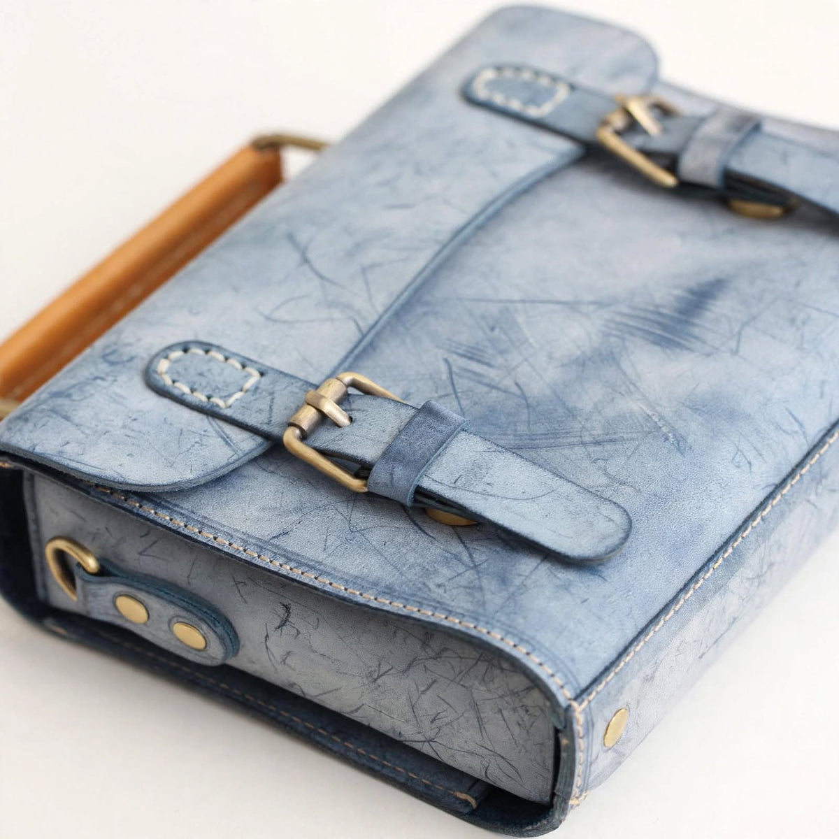 Oxford Leather Satchel Bag
