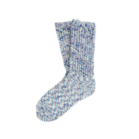Ombre Loose Top Sock Collection - Frost